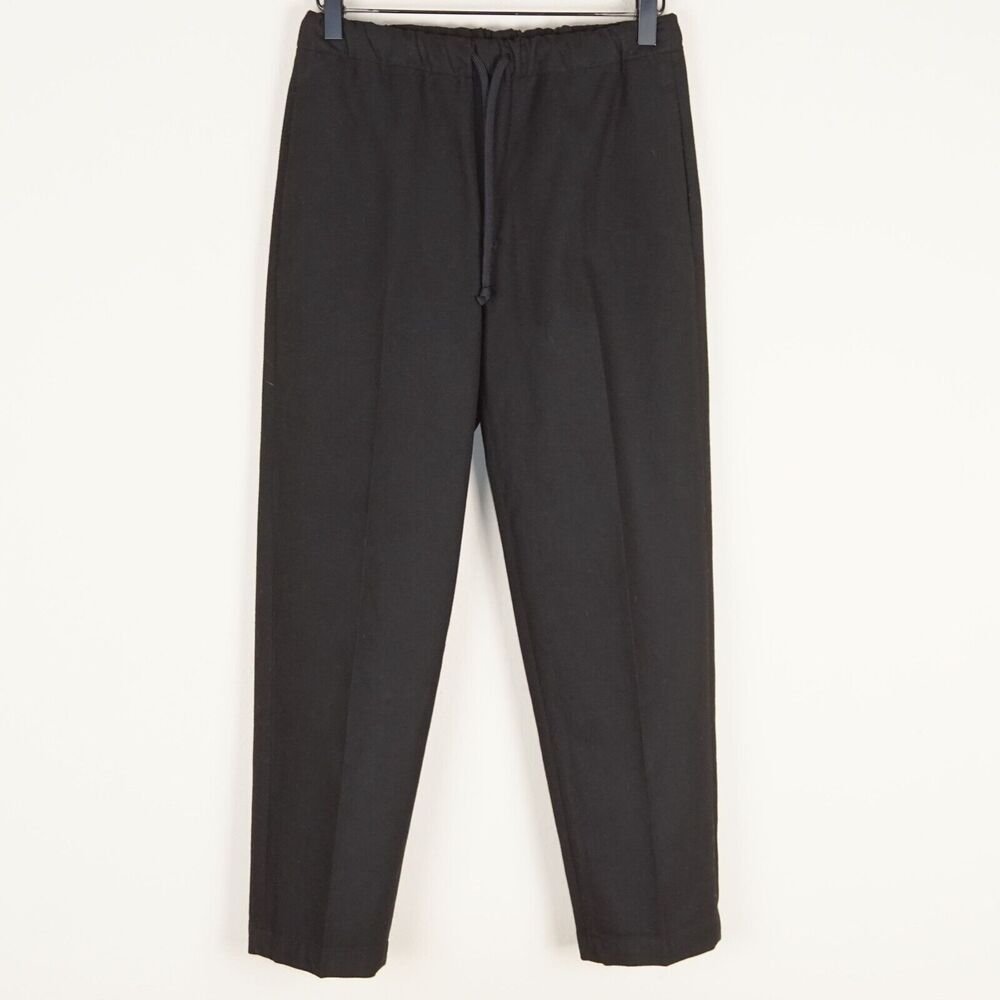 Aritzia Group Bababton Black Mid Rise Jimmy Cropped Twill Pants Womens Sz XXS